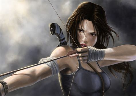 Wallpaper Anime Artwork Lara Croft Tomb Raider Person Clothing