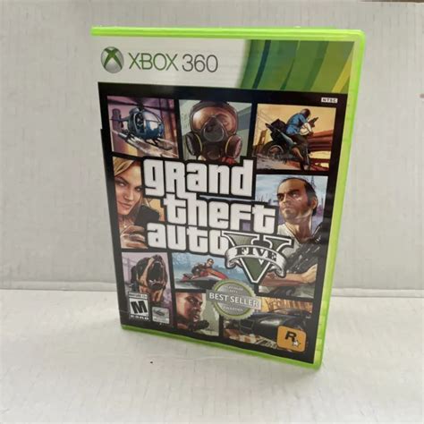 Grand Theft Auto V Gta 5 Microsoft Xbox 360 2013 Complete W Manual