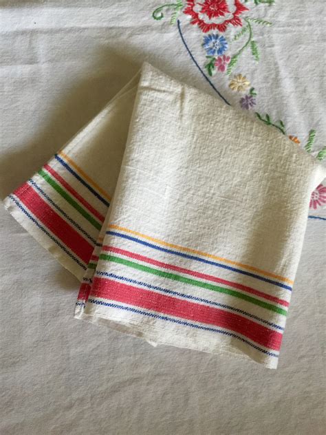 Vintage Startex Kitchen Linen Excellent Condition Food For A Year