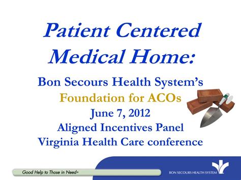Ppt Patient Centered Medical Home Bon Secours Health Systems