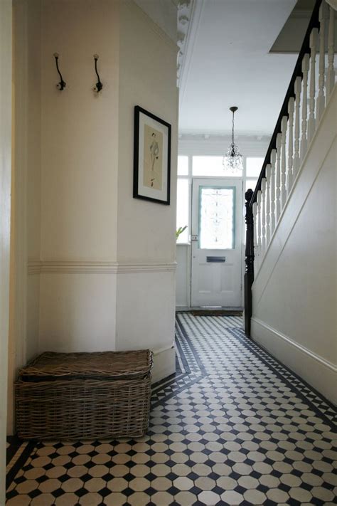 It's perfect for bathrooms and entryways. coating + finishing | Tiled hallway, Hall flooring, Floor ...