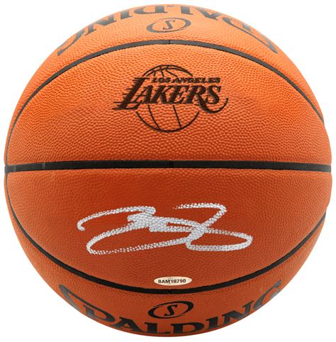 You can use the graphic on books. LeBron James Signed Los Angeles Lakers Logo Basketball ...