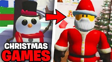 The Best Christmas Roblox Games From 2021 Youtube