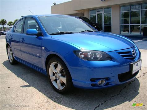 2004 Winning Blue Mica Mazda Mazda3 S Sedan 15577461 Photo 2