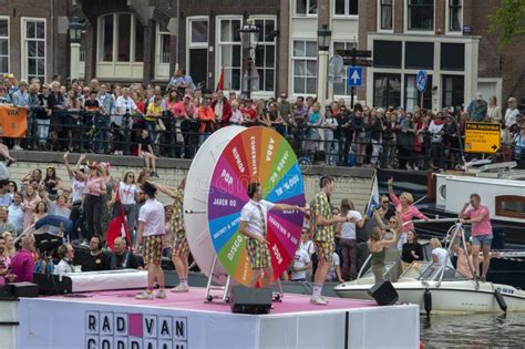 cordaan boat at the gay pride at amsterdam the netherlands 2019 editorial image image of close