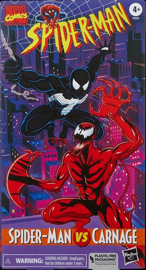 Marvel Legends 90s Animated Series Spider Man And Carnage