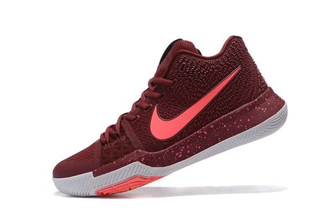 Nike Really Cheap Kyrie 3 Hot Punch Irving 3s Team Red Burgundy New