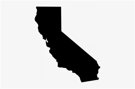 California Black Map Png Png Images California State Vector Free