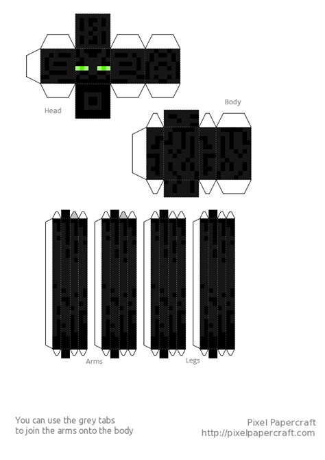 9easy Minecraft Papercraft Enderman Arems Trending Now