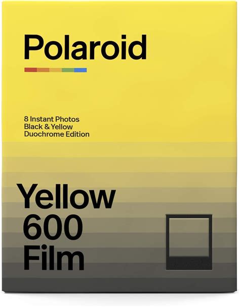 Buy Polaroid 600 Black And Yellow Film Duochrome Edition 8 Photos