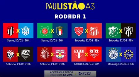 FPF divulga tabela detalhada da Série A3 do Paulista 2023 confira
