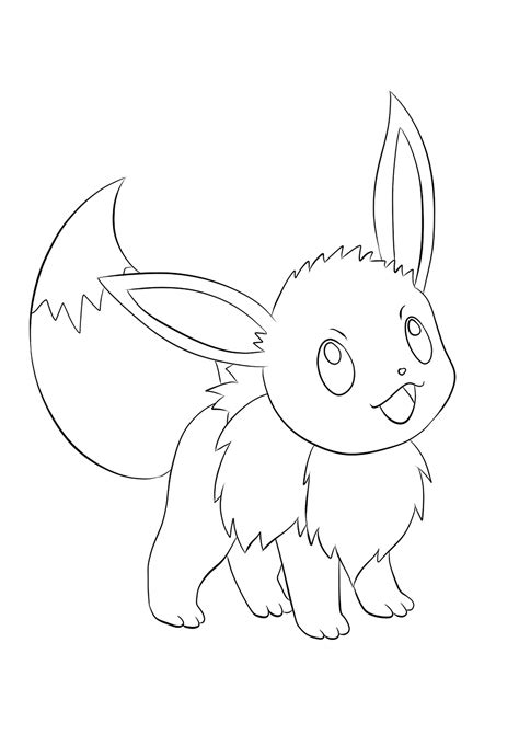 Coloriage Fr Coloriage A Imprimer Pokemon Evoli Images And Photos Finder