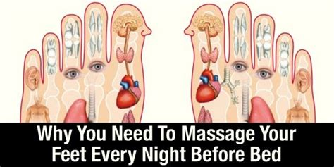 Massage Your Feet Before Sleeping To Boost Your Health Foot Massage Massage How To Massage