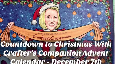 Countdown To Christmas With Crafters Companion Advent Calendar