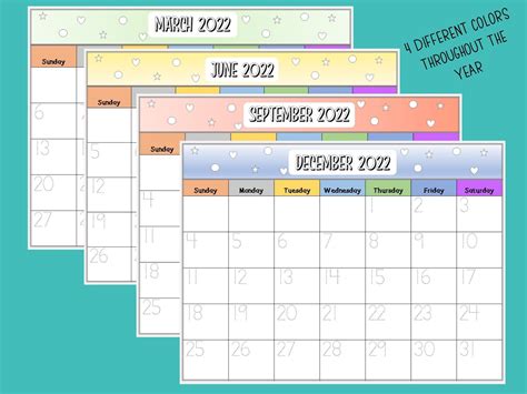 Make Your Own Printable Calendar