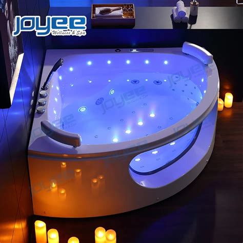 joyee corner whirlpool massage bathtub 2 person indoor whirlpool hot tub massage spa tub with