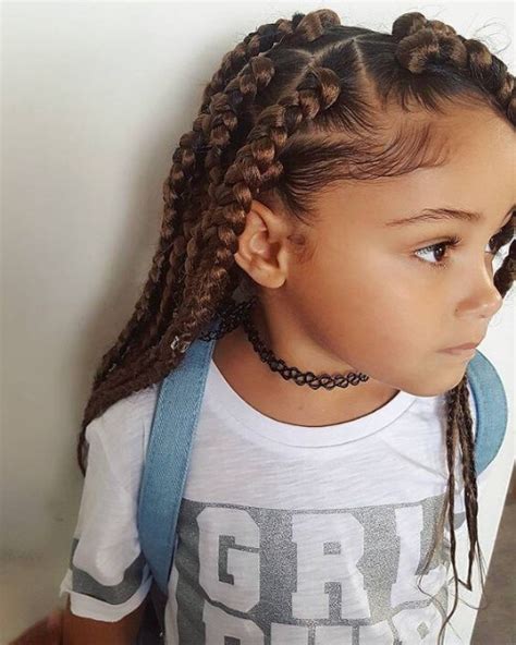 Box Braids Mixed Girl Style And Care Jamaican Hairstyles