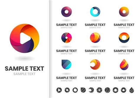 Circle Text Logo Vector Art Icons And Graphics For Free Download