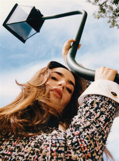 Lily Collins In Vogue Magazine France December 2022january 2023