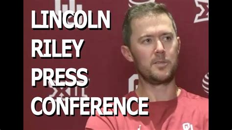 Lincoln Riley Press Conference Youtube