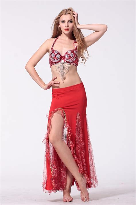 2018 New Sexy Gypsy Skirt Belly Dance Costume Long Skirt Womens Belly