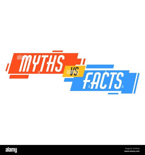 Myths vs facts icon. Truth or false fact checking, myth busting quiz