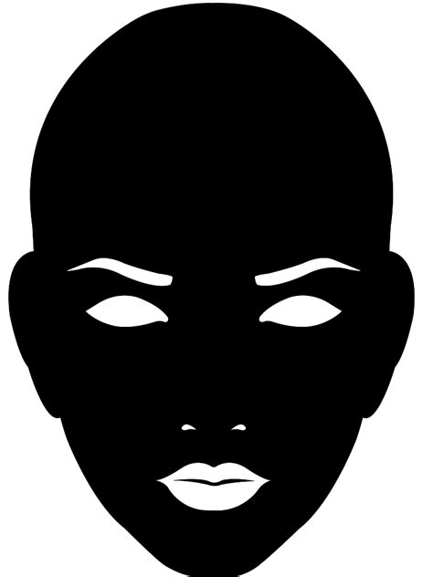 Face Silhouette Free Vector Silhouettes