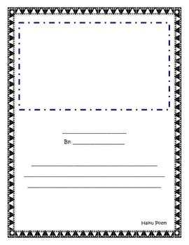 Though there are some difference between japanese and english, both are what is a haiku? Haiku Writing Template by Fantabulous in Fourth | TpT
