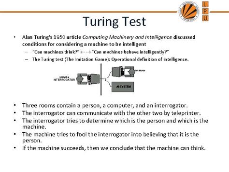 technologists in sync artificial intelligence what is the turing test