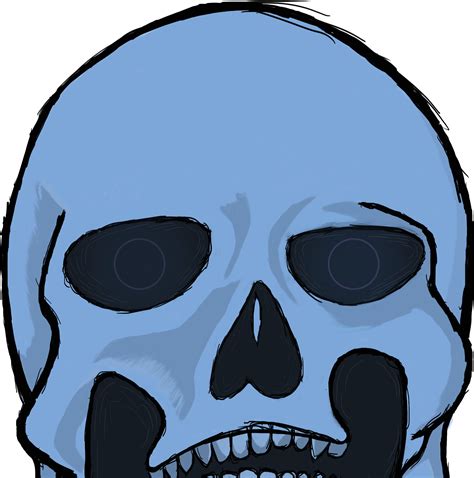 Download Blue Skull Skull Png Image With No Background