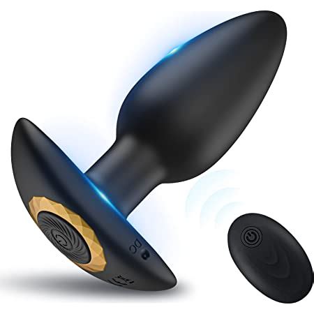 Amazon Com Vibrating Butt Plug Anal Sex Toy Dildo Soft Liquid Silicone Anal Vibrator