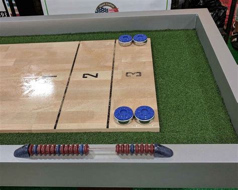 The Rock Solid Outdoor Shuffleboard Table With Amazing Wood Finish