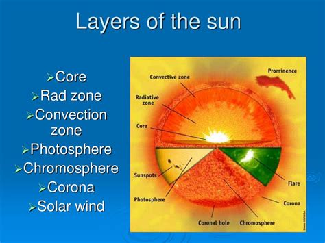 Layers Of The Sun Worksheet