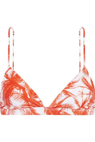 Mikoh Belize Printed Triangle Bikini Top Net A Portercom