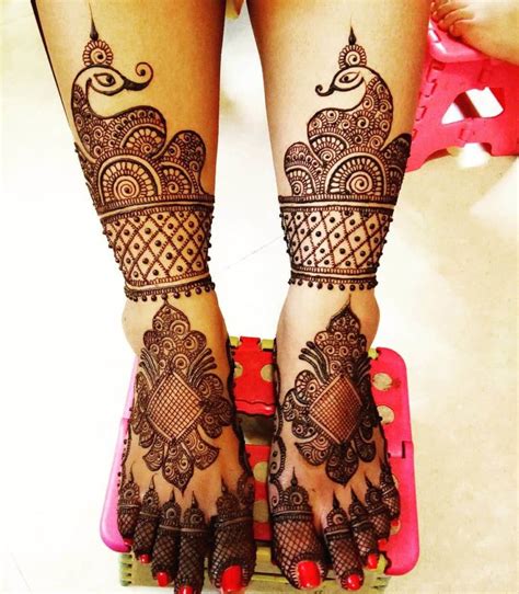 Bridal Dulhan Mehndi Designs For Legs 18 K4 Fashion