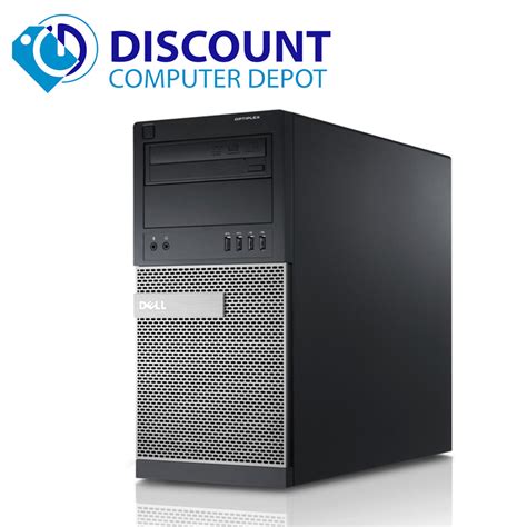 Dell Optiplex 3010 Windows 10 Desktop Pc Tower Computer I3 33ghz 4gb 250gb