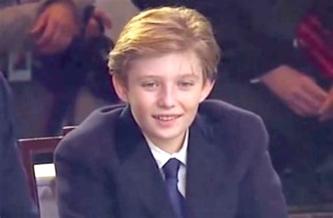 Barron trump looks much older than his years as he stands tall in his slick suits next to his father. Trump Crosses Red Line By Invoking '11 Year-Old Barron' to ...