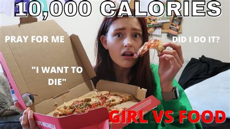 10000 Calorie Challenge Girl Vs Food Epic Cheat Day Did I Do It