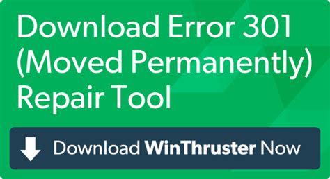 How To Fix Error 301 Moved Permanently