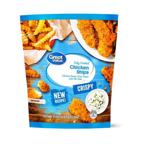 It depends on the size of the chicken, how big its wings are. Great Value Crispy Chicken Strips, 25 oz - Walmart.com