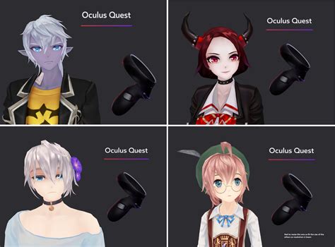 Im So Impressed By These Avatars For Vrchat On Oculus Quest Virtual World Virtual Reality