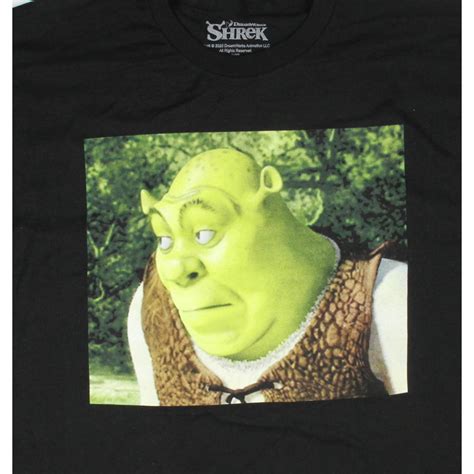 Seven Times Six Dreamworks Shrek Mens Bored Shrek Expression Green