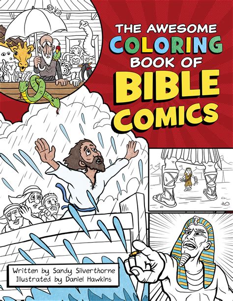 The Awesome Coloring Book Of Bible Comics Free Delivery Uk