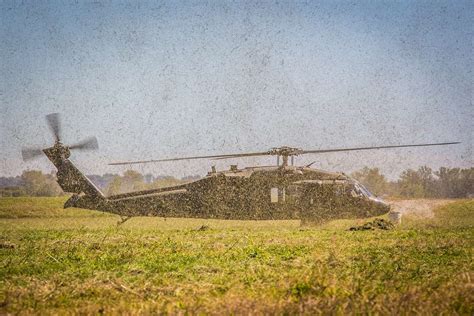 A Us Army Uh 60 Black Hawk Helicopter Lands At A Nara And Dvids