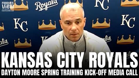 Royals Gm Dayton Moore On Plans For Kansas City Royals Mlb Lockout