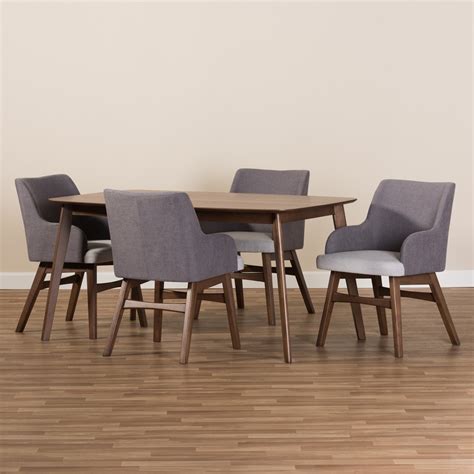 Please refer to assemble instruction, all assembly tools included modern & stylish design dining. Baxton Studio Monte Mid-Century Modern Walnut Wood ...