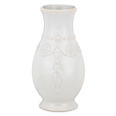 Lenox French Perle White Fluted 8 Vase