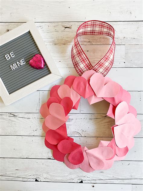 Valentines Day Heart Wreath Project Woo Jr Kids Activities