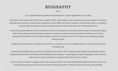 How To Write A Speaker Bio With Examples — The Speaker Lab