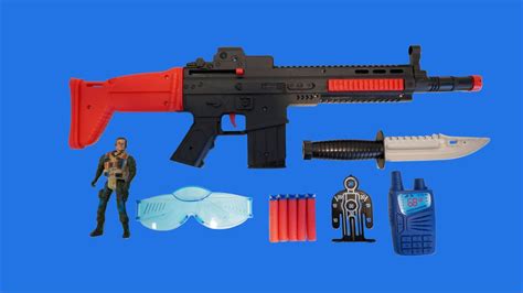 Military Soldier Weapon Equipment Super Force Toy Weapon Set Youtube